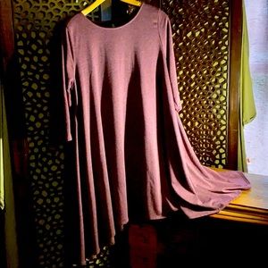 Heathered Purple Dress